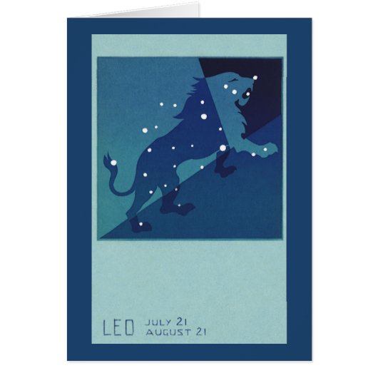 Leo Leeuw Constellation  Zodiac Astrologie (Voorkant)