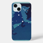 Leo Leeuw Constellation  Zodiac Astrologie Case-Mate iPhone Case (Achterkant)