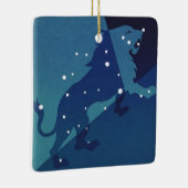 Leo Leeuw Constellation  Zodiac Astrologie Keramisch Ornament (Rechts)