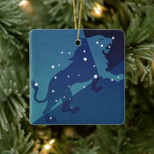 Leo Leeuw Constellation Zodiac Astrologie Keramisch Ornament