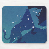 Leo Leeuw Constellation  Zodiac Astrologie Muismat (Voorkant)