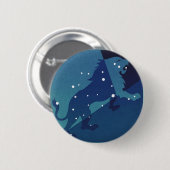 Leo Leeuw Constellation  Zodiac Astrologie Ronde Button 5,7 Cm (Voorkant /achterkant)