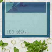 Leo Leeuw Constellation  Zodiac Astrologie Theedoek (Gevouwen)