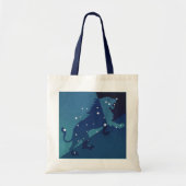 Leo Leeuw Constellation  Zodiac Astrologie Tote Bag (Voorkant)