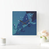 Leo Leeuw Constellation  Zodiac Astrologie Vierkante Klok (Huis)