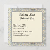 Leo Leeuw Zodiac Teken Horoscoop Verjaardagsfeest Kaart (Achterkant)