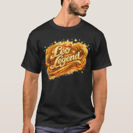 Leo Legende | Krachtig Vuurteken Zodiac Astrologie T-shirt