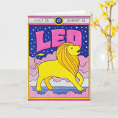 Leo Letterpress Kaart (Gele Bloem)