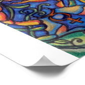 Leo Lion, Calm en Fierce Poster (Hoek)