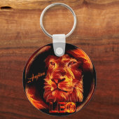 Leo Lion gepersonaliseerd Sleutelhanger (Voorkant)
