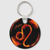 Leo Lion gepersonaliseerd Sleutelhanger (Achterkant)