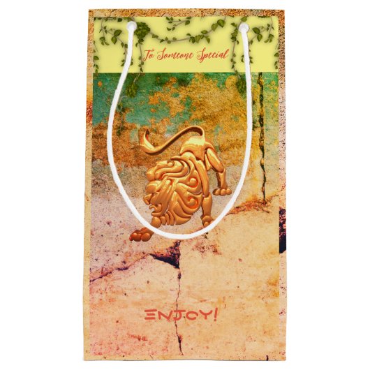 Leo Lion Klein Cadeauzakje (Voorkant)