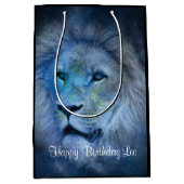 Leo Lion MGB Happy Birthday Medium Cadeauzakje (Voorkant)