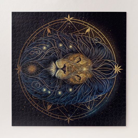 Leo Lion Puzzel Legpuzzel (Horizontaal)