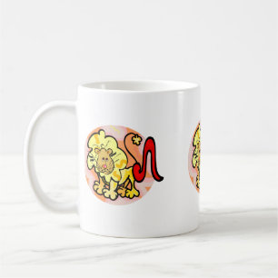 Leo Lion uit de jaren zeventig met Symbool Koffiemok