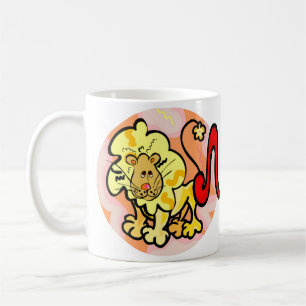 Leo Lion uit de jaren zeventig met Symbool Koffiemok