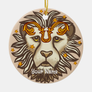 Leo Lion Verjaardag ornamenten