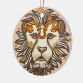 Leo Lion Verjaardag ornamenten (Links)