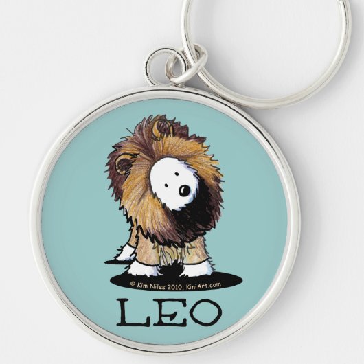 LEO Lion Westie Sleutelhanger (Voorkant)