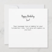 Leo Lion Zodiac Astrology Celestial Birthday Kaart (Achterkant)