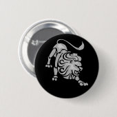 Leo Lion Zodiac Button (Voorkant /achterkant)