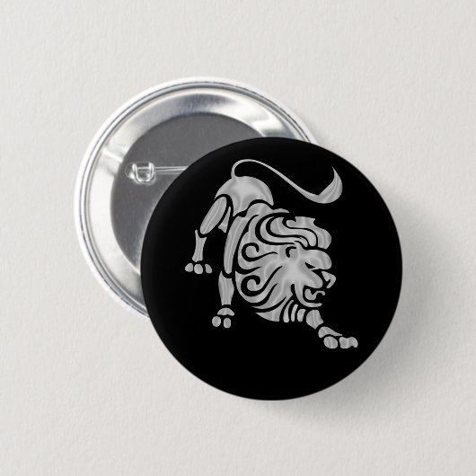 Leo Lion Zodiac Button (Voorkant /achterkant)
