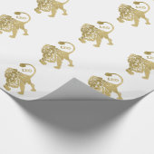 Leo Lion Zodiac Cadeaupapier (Hoek)
