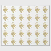 Leo Lion Zodiac Cadeaupapier (Vlak)