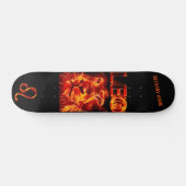 Leo Lion Zodiac Persoonlijk Skateboard (Horizontaal)