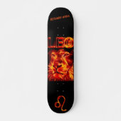 Leo Lion Zodiac Persoonlijk Skateboard (Voorkant)