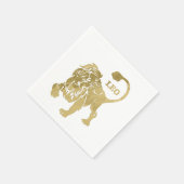 Leo Lion Zodiac Servet (Hoek)