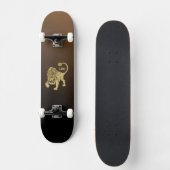 Leo Lion Zodiac Skateboard (Voorkant)