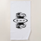 Leo Lion Zodiac Strandlaken (Voorkant)