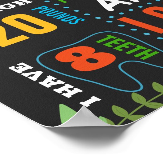 Leo Lions Oerwouden Wild Birthday Party Poster (Hoek)