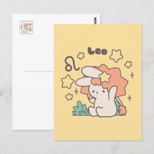 Leo Loppi Tokki Zodiac Serie Kunst Briefkaart