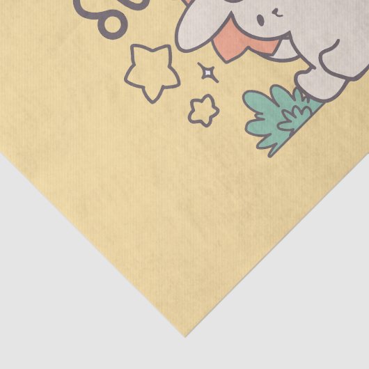 Leo Loppi Tokki Zodiac Series Kunst Tissuepapier (Detail)