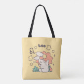 Leo Loppi Tokki Zodiac Series Kunst Tote Bag (Achterkant)