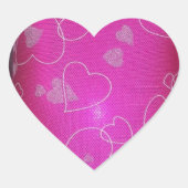 Leo Lover Hart Sticker (Voorkant)