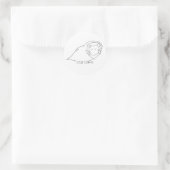 Leo Lump Ronde Sticker (Tas)