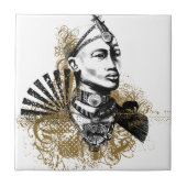 Leo Maasai Man Tegeltje (Voorkant)