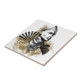 Leo Maasai Man Tegeltje (Zijkant)