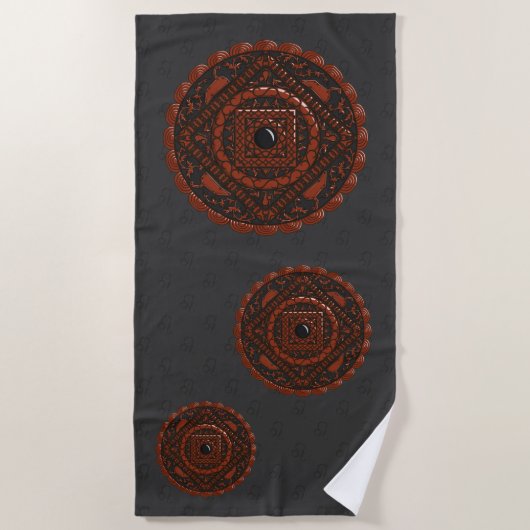 Leo Mandala Badhanddoek (Voorkant)