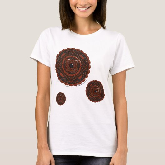 Leo Mandala Dames Licht Shirt (Voorkant)