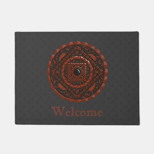 Leo Mandala Doormat Deurmat (Voorkant)
