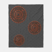 Leo Mandala Fleece Blanket (Voorkant)