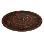 Leo Mandala glazen snijplank (Hoek)