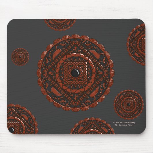 Leo Mandala Mousepad Muismat (Voorkant)