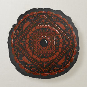 Leo Mandala Ronde Kussen