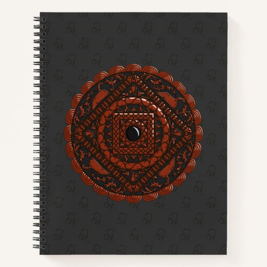 Leo Mandala Spiraal Notitieboek (Voorkant)