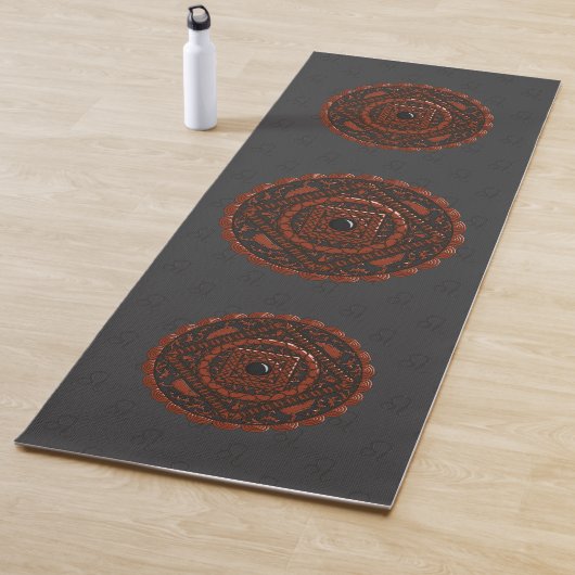Leo Mandala Yoga Mat (In situ)